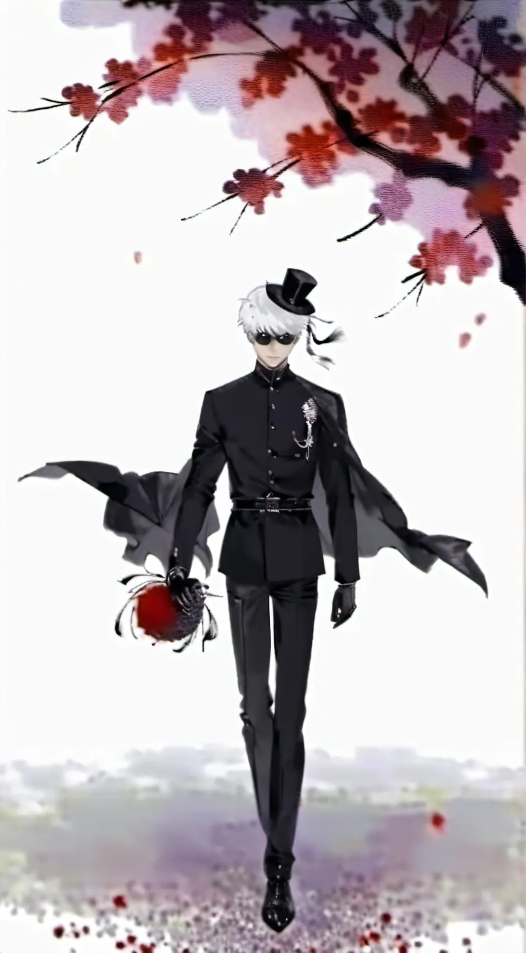 ai character: ♾︎Fancy Gojo♾︎ background