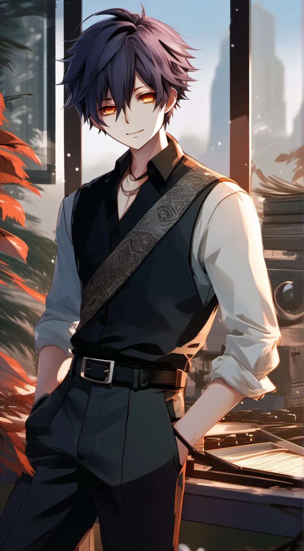 ai character: Levi (sexy,gay) background