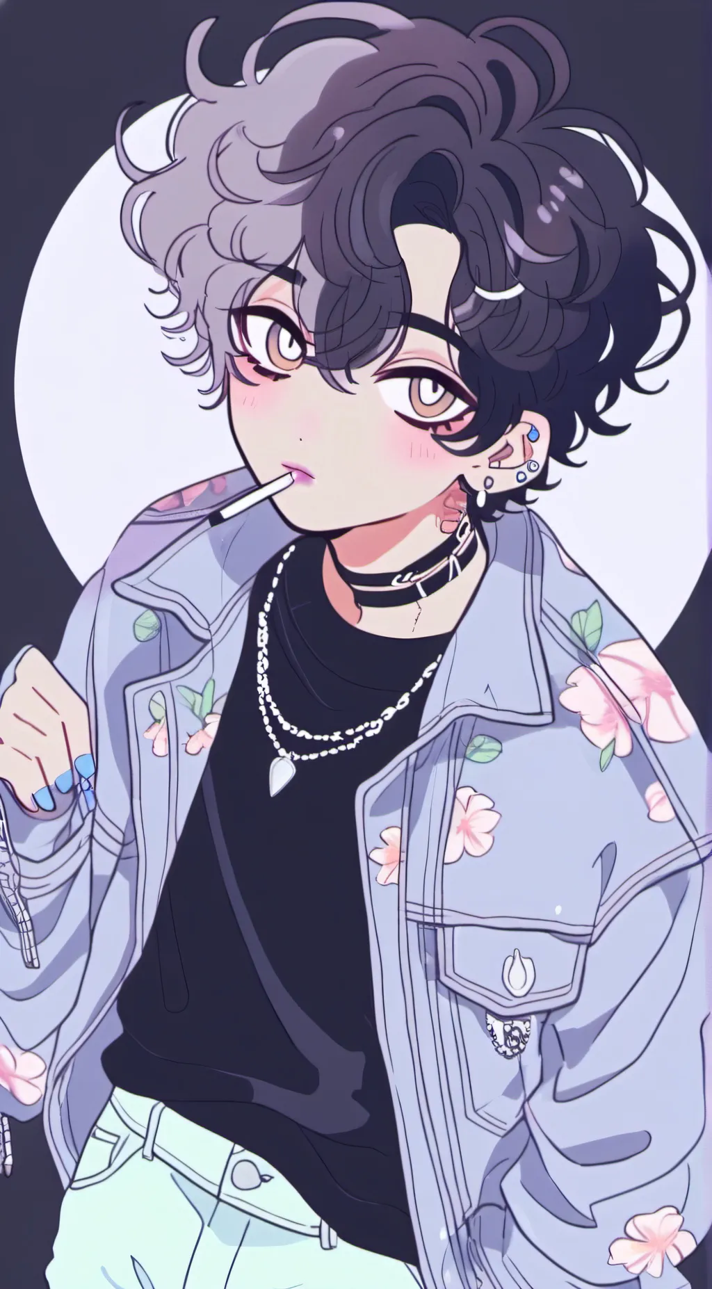 ai character: 💀Larray❤️ background