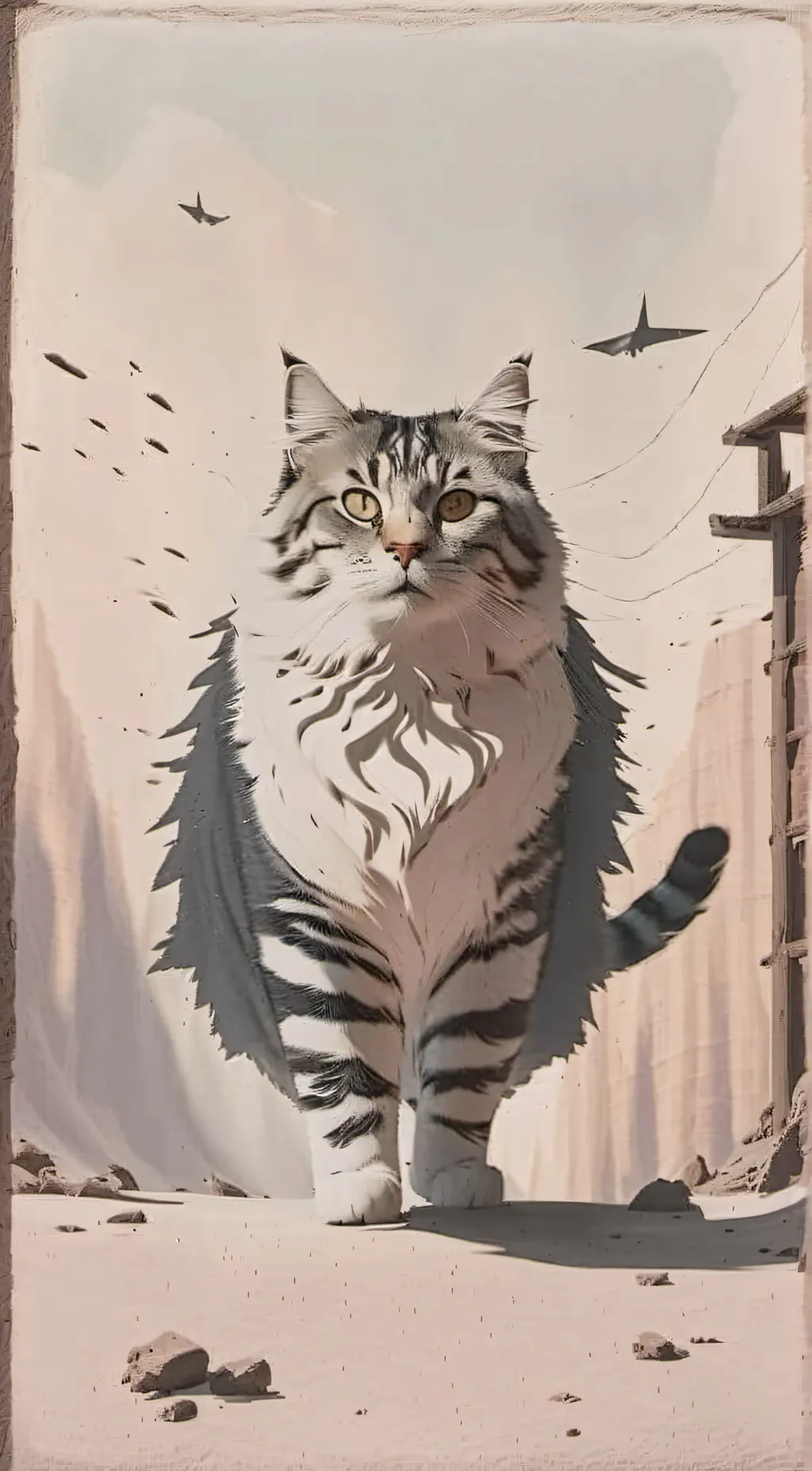 ai character: Gato background