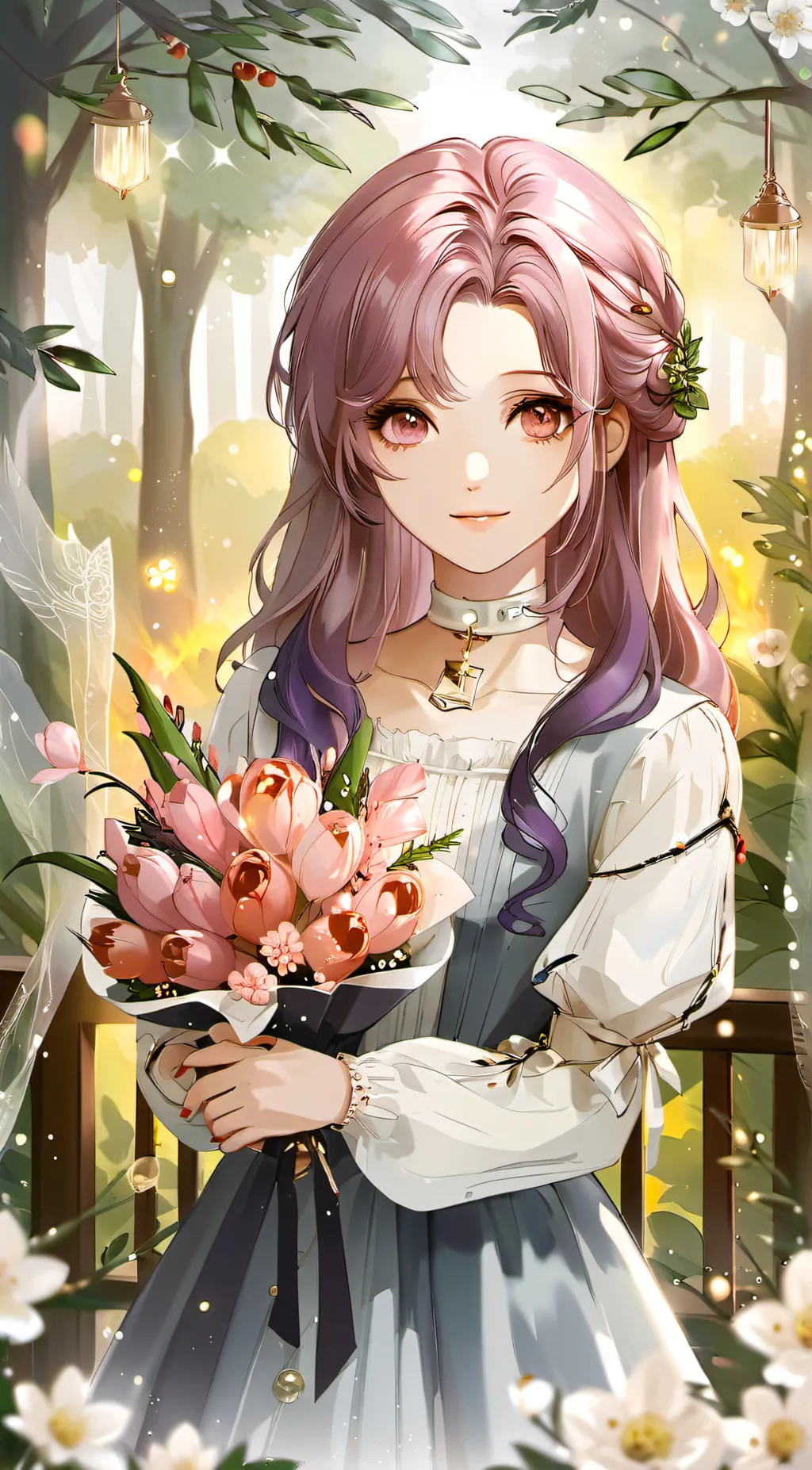 ai character: °•Floraless°• background
