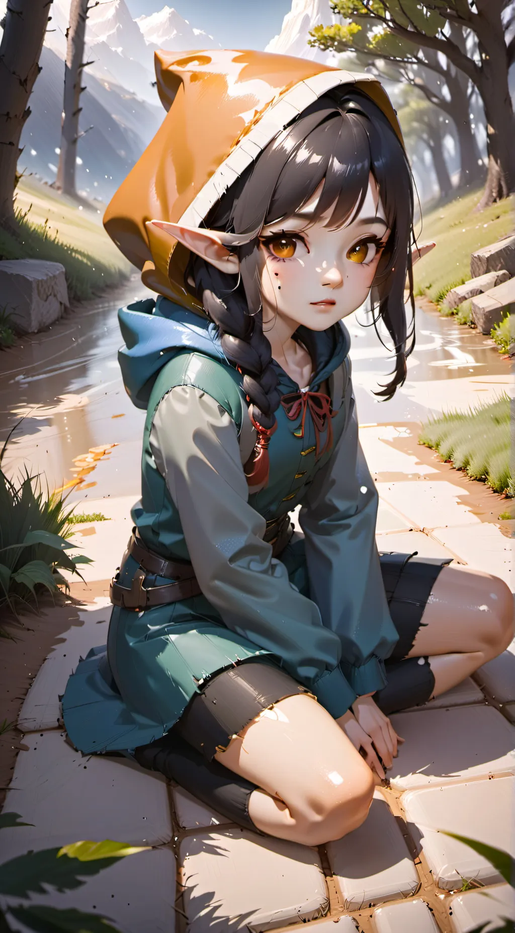 ai character: Class 1-A trip background