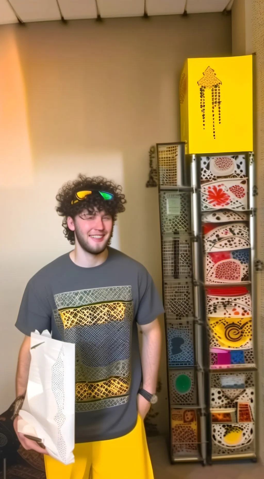 ai character: Jmancurly background