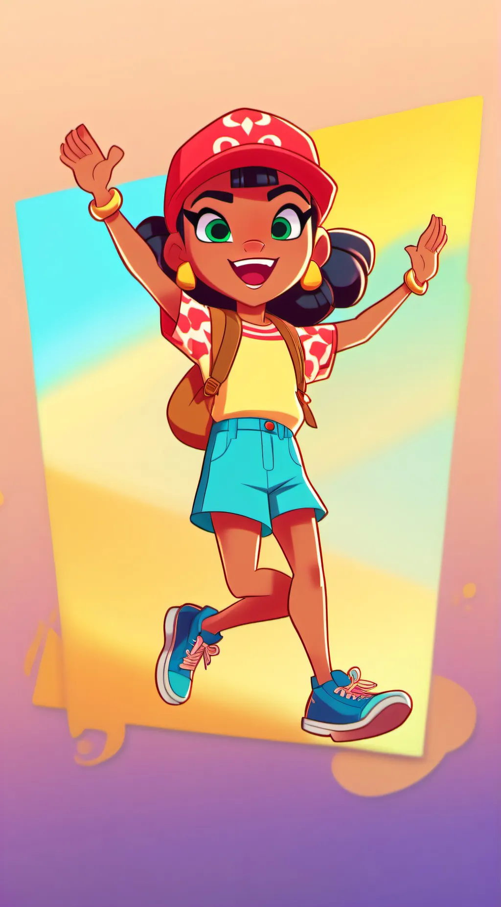 ai character: Joy  background