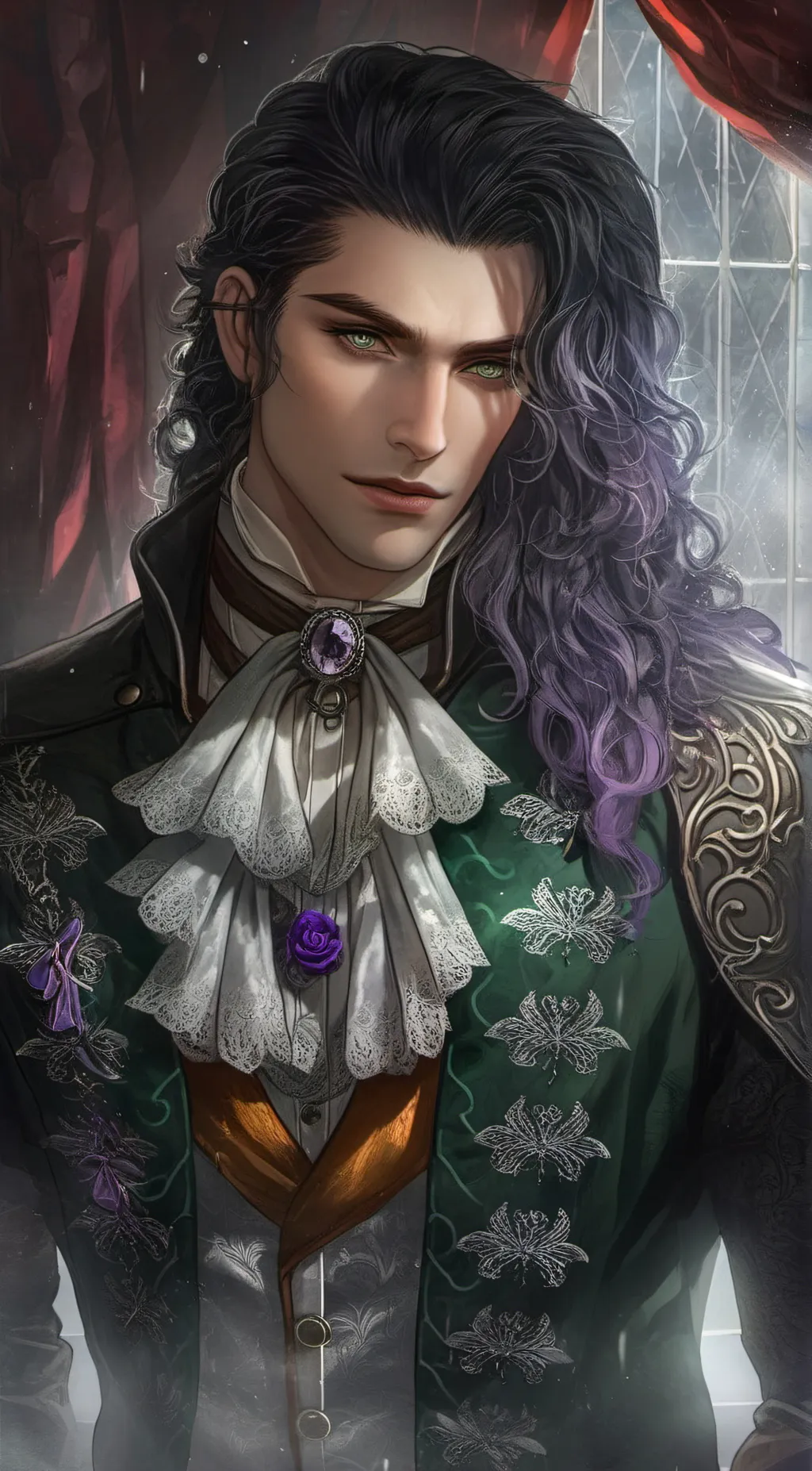 ai character: Damien background