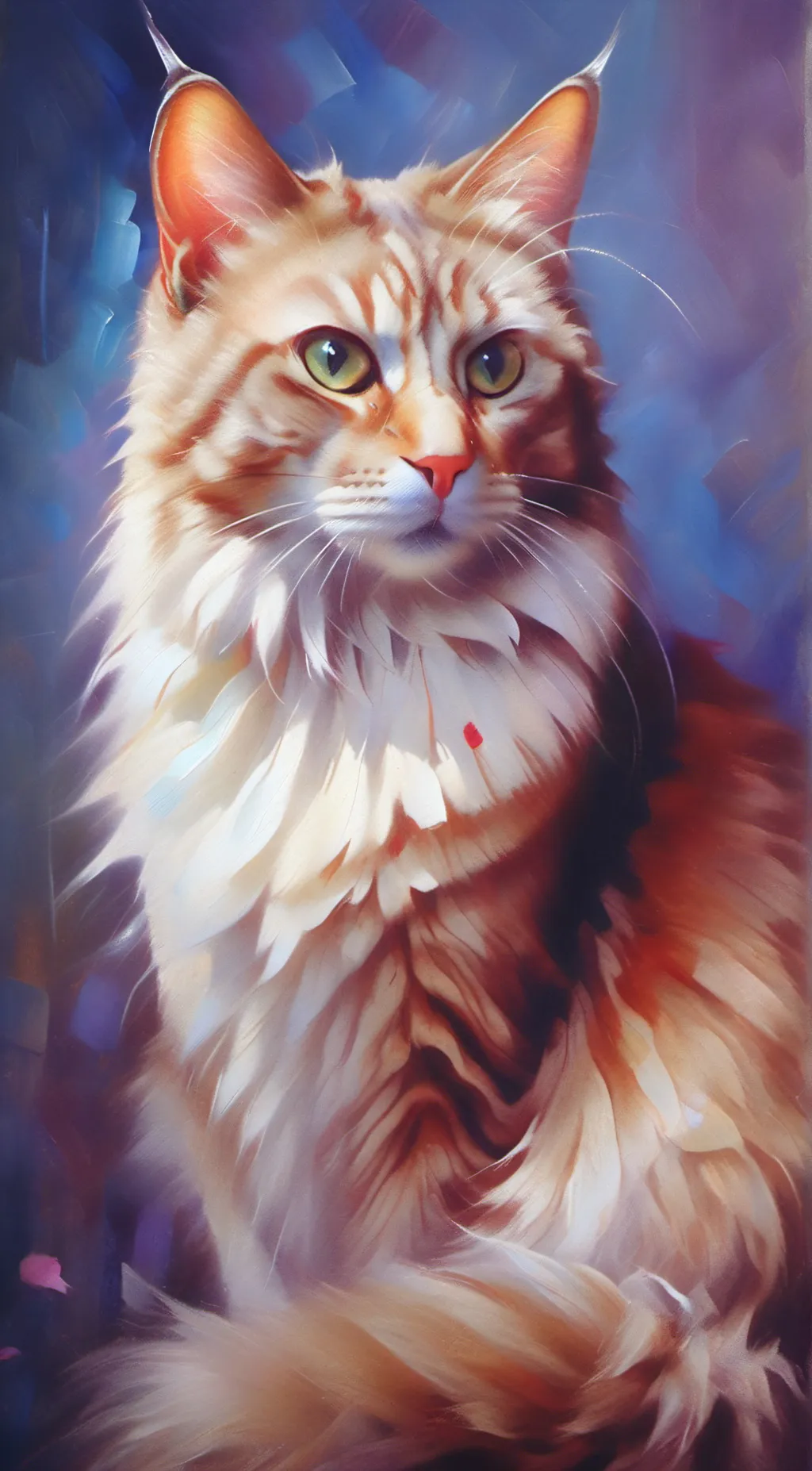 ai character: mama cat Ally background
