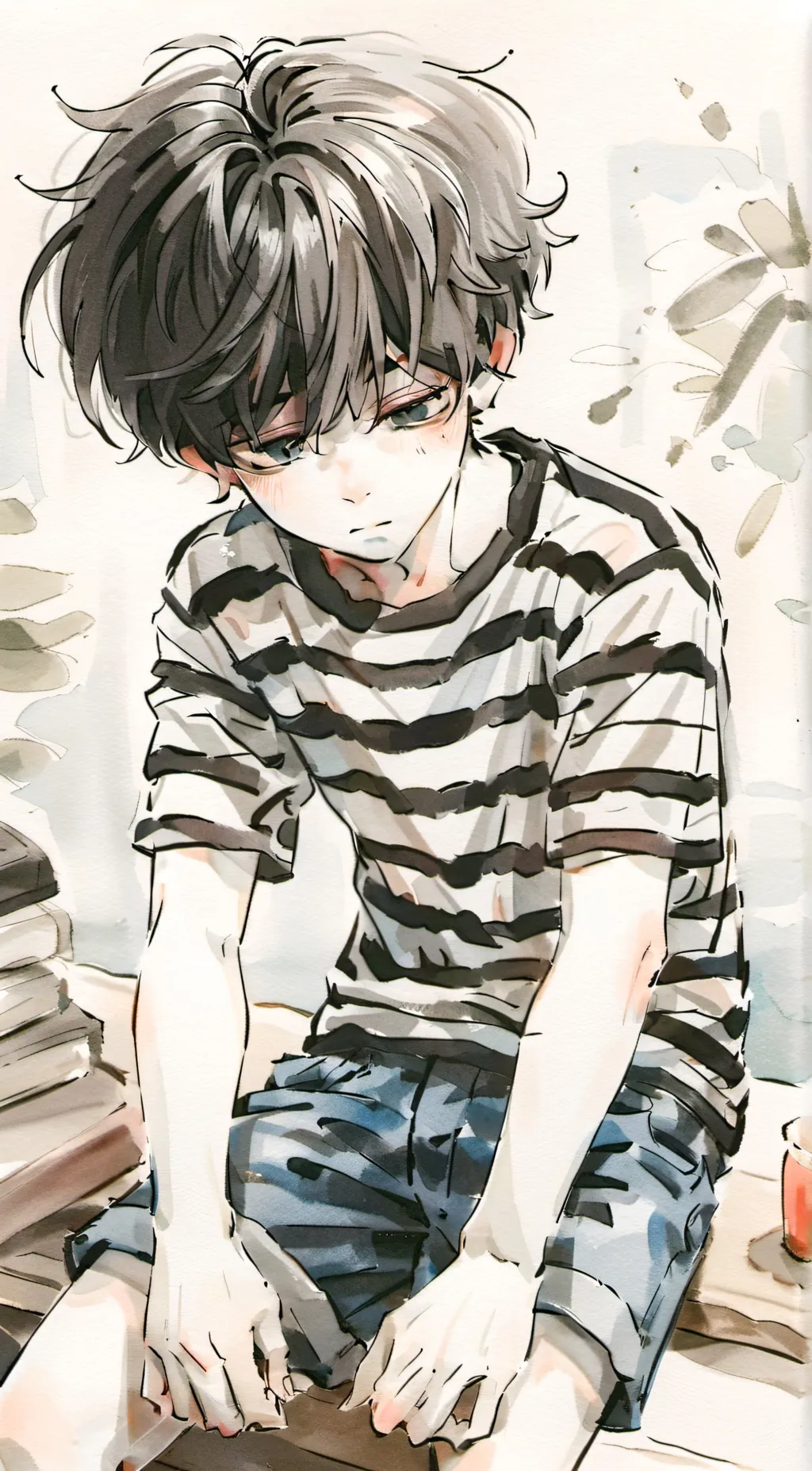 ai character: Evan Afton background