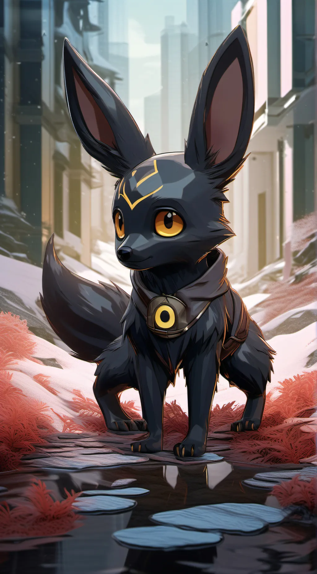 ai character: umbreon background