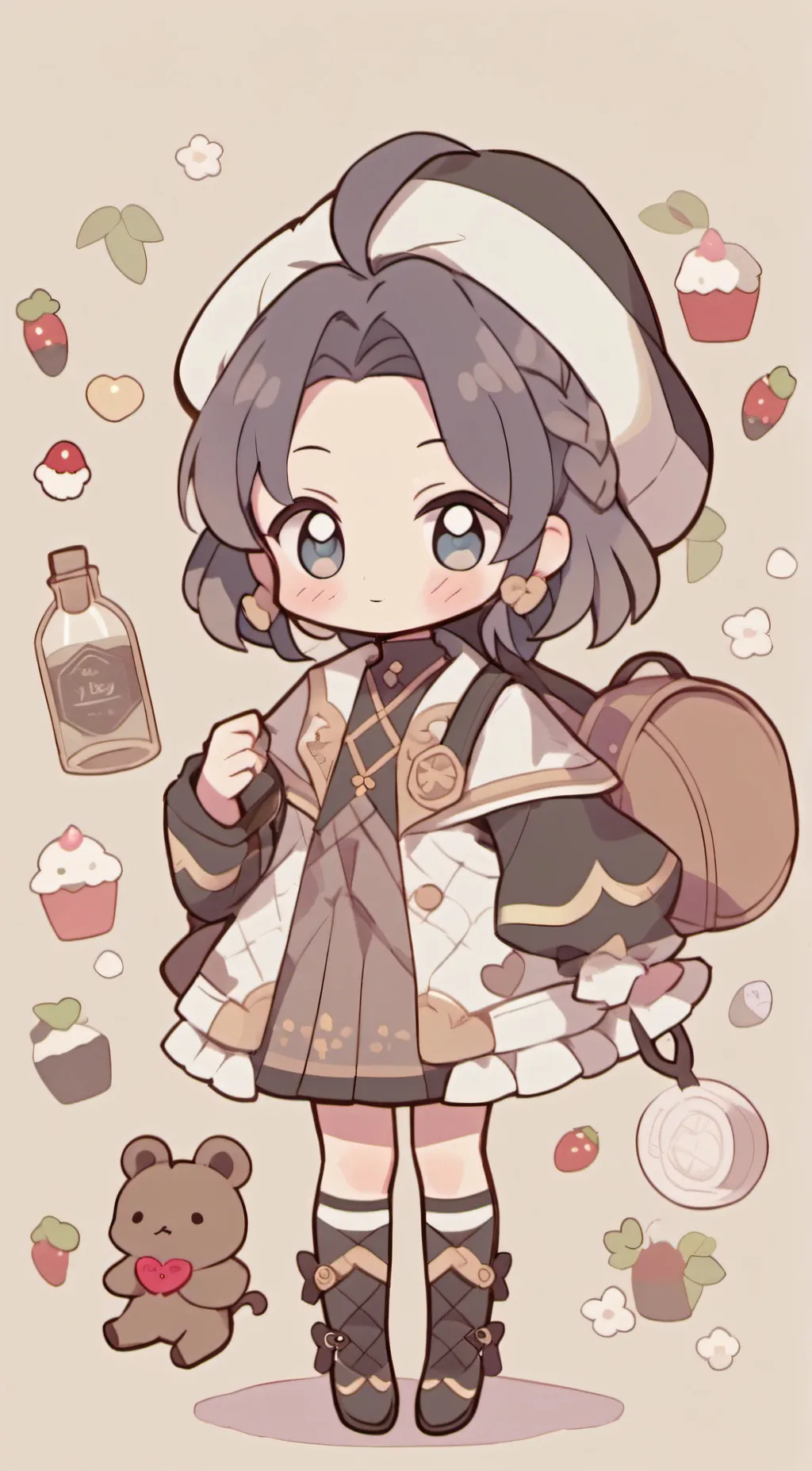 ai character: Kny circus! background