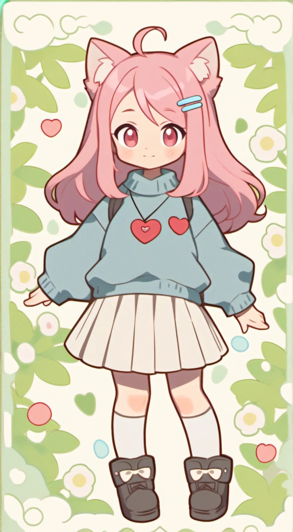 ai character: Kitkat background