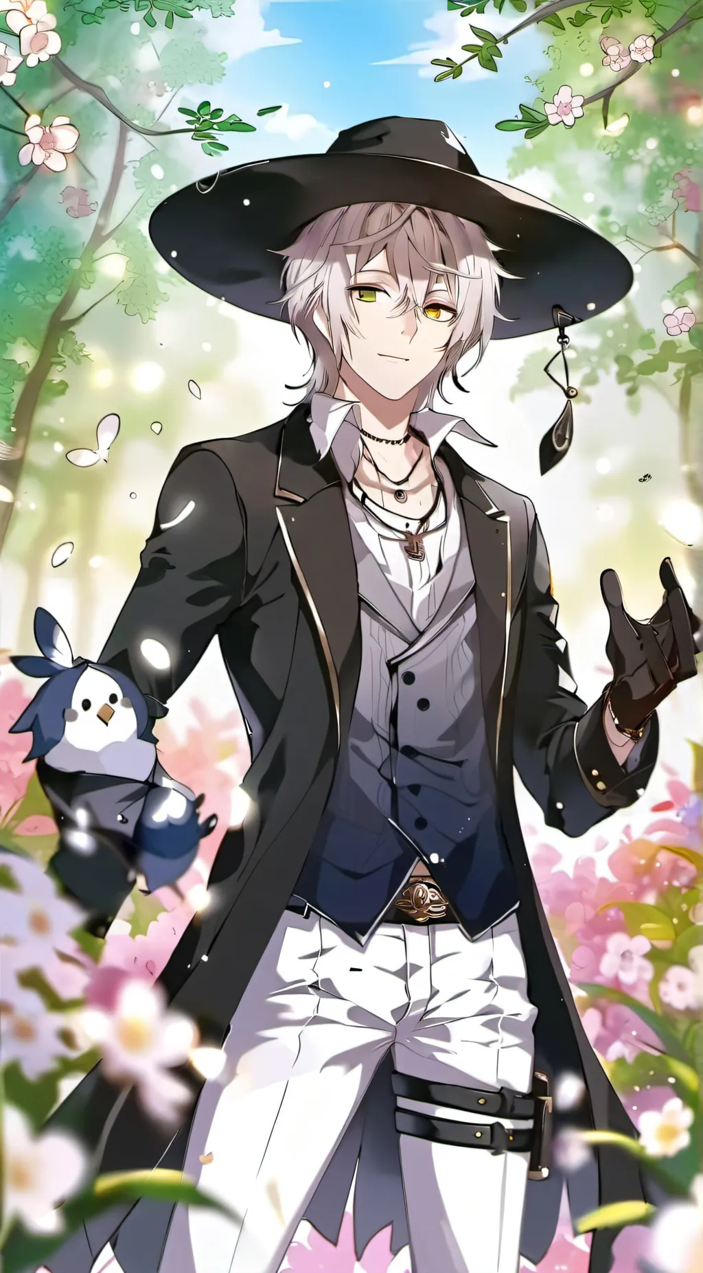ai character: the time of god  background