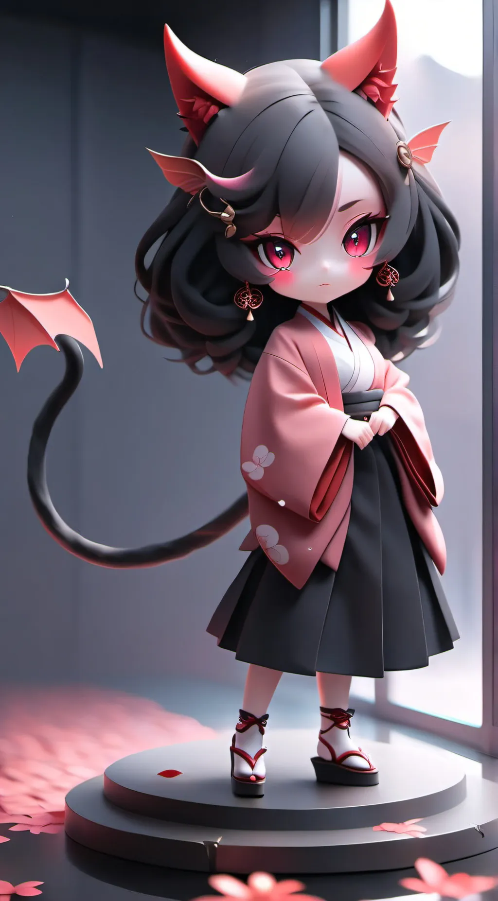 ai character: Sakura  background