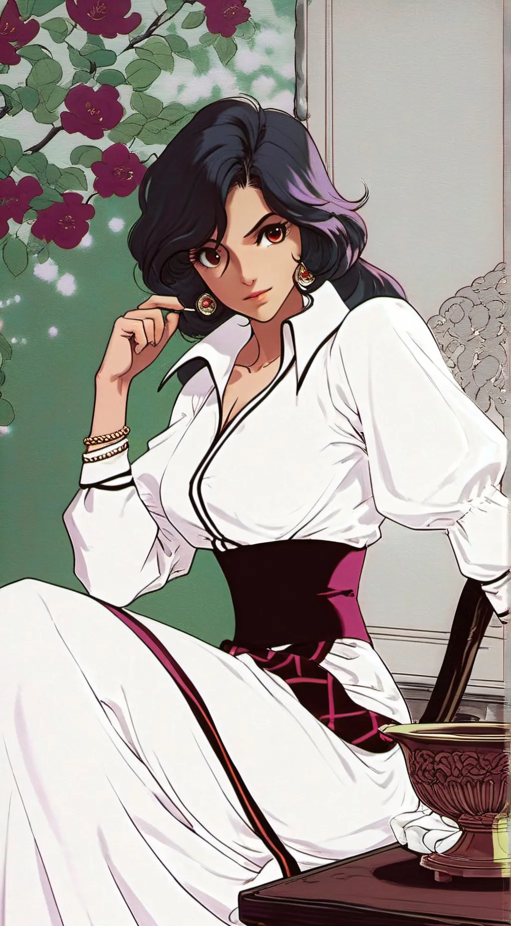 ai character: Jasmine background