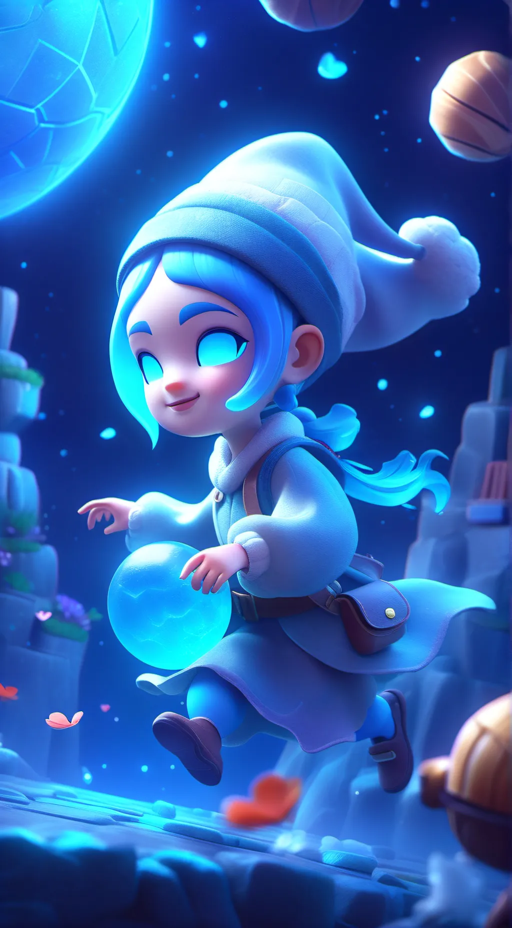 ai character: harmony background