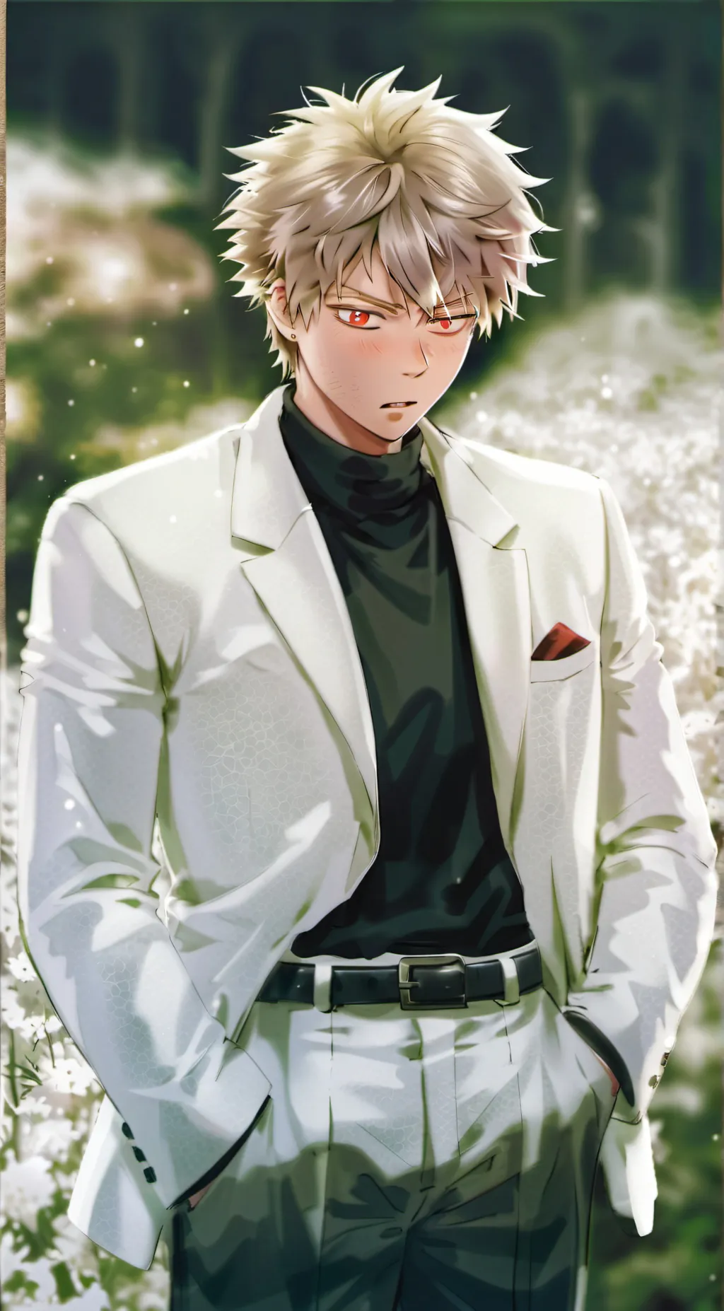 ai character: Katsuki Bakugo  background