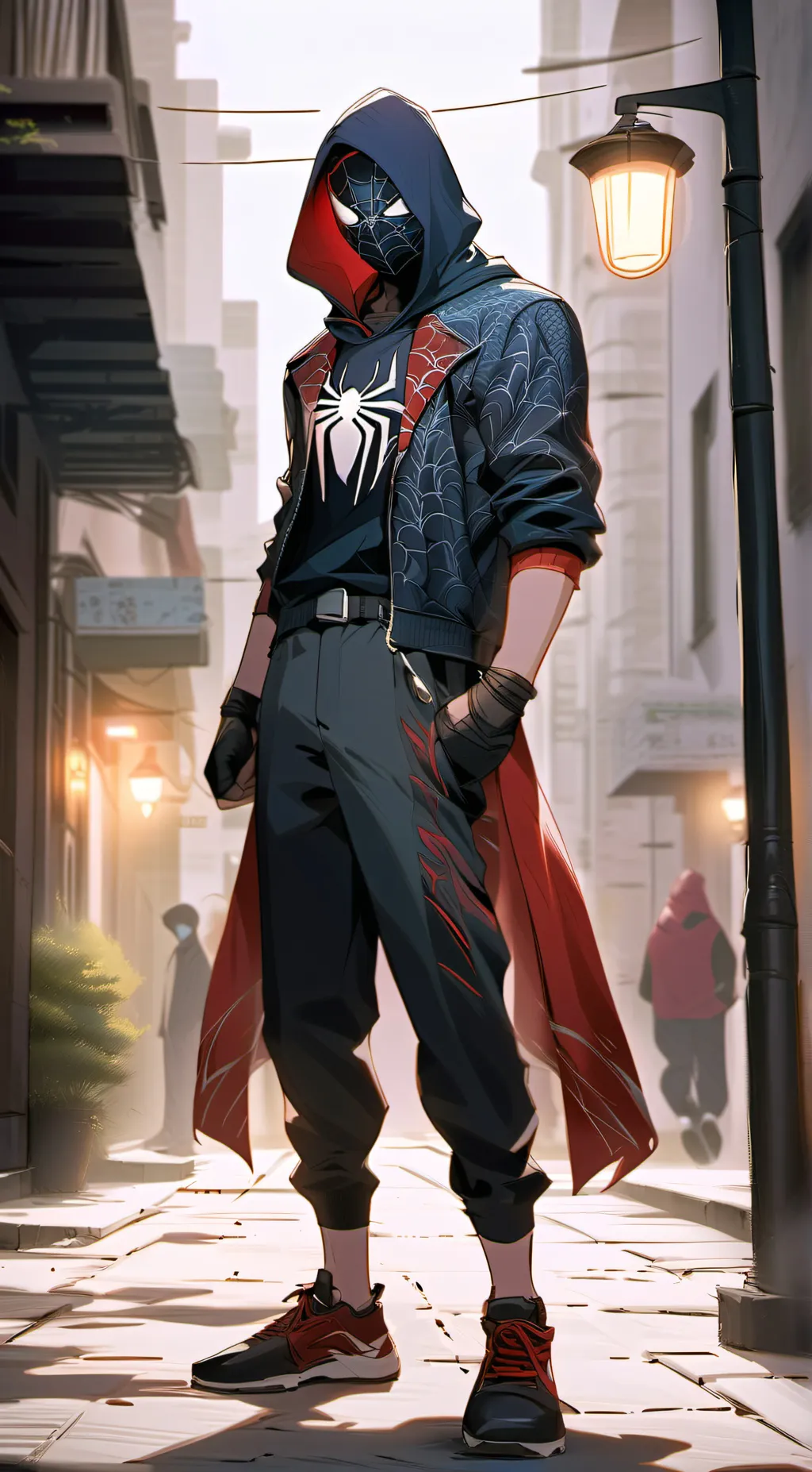 ai character: ninja miles moral  background