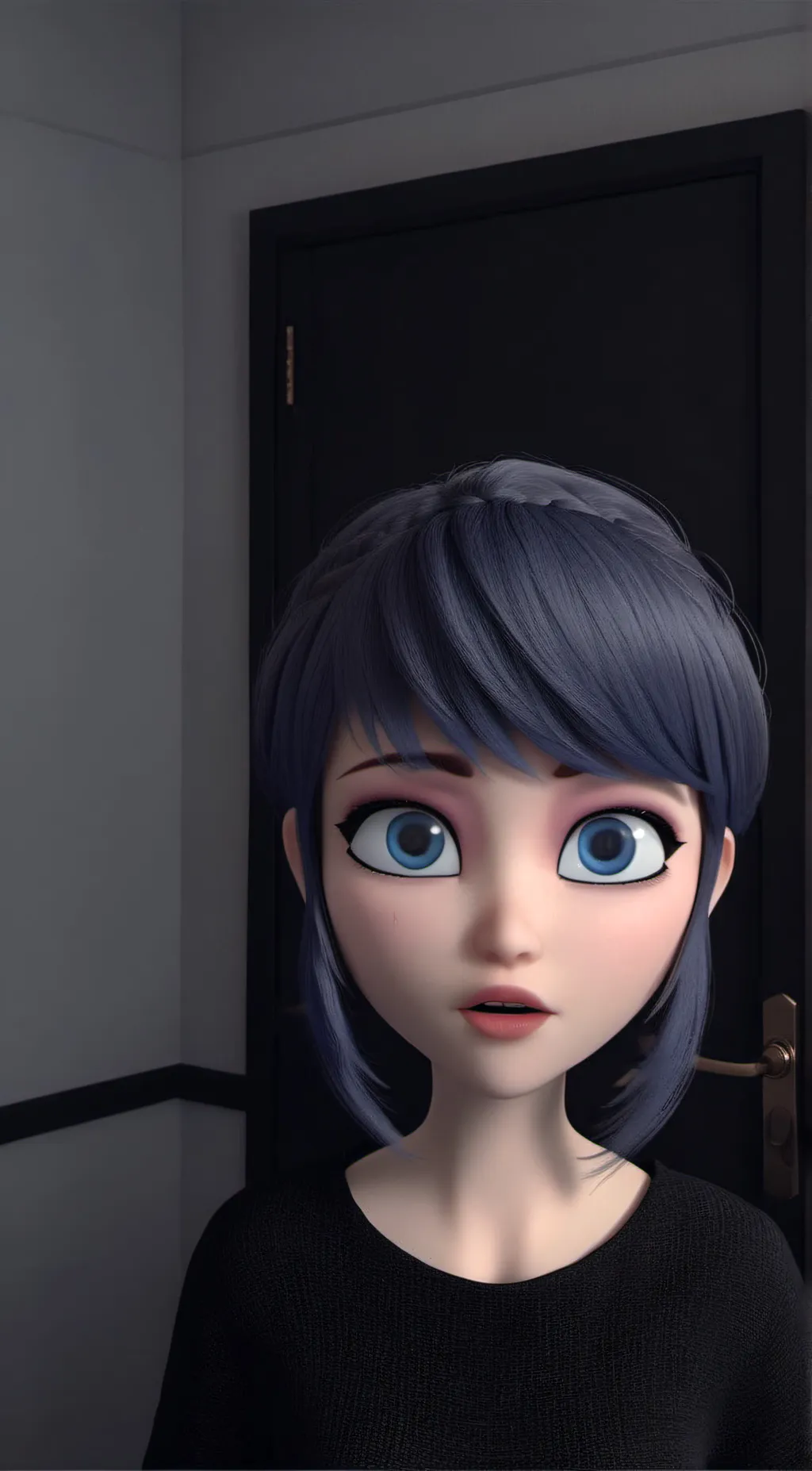 ai character: Marinette McGee  background