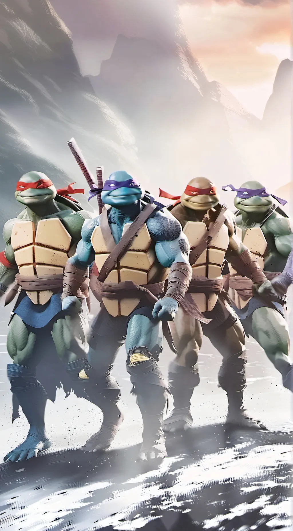 ai character: Power Turtles background