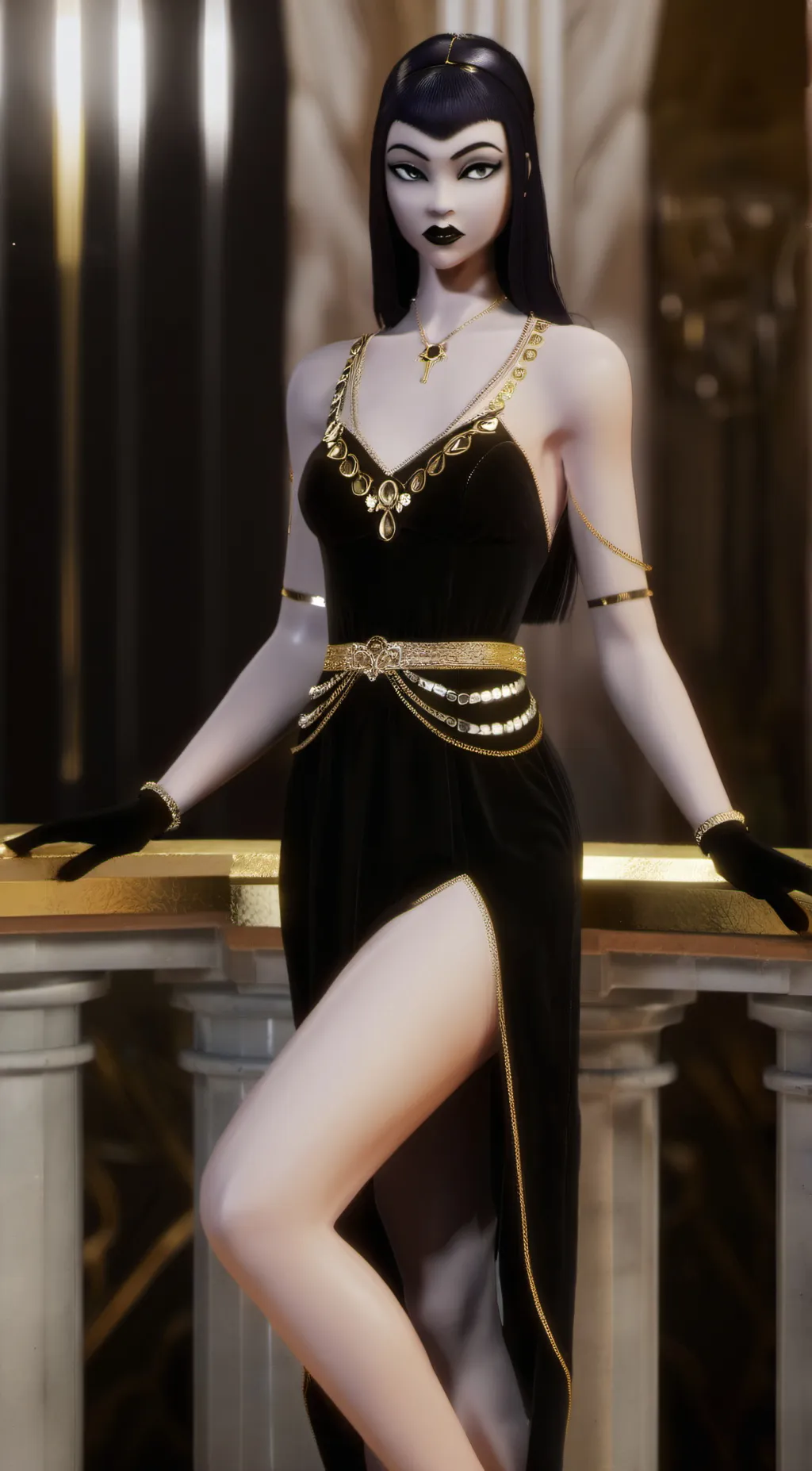 ai character: Nocturna background