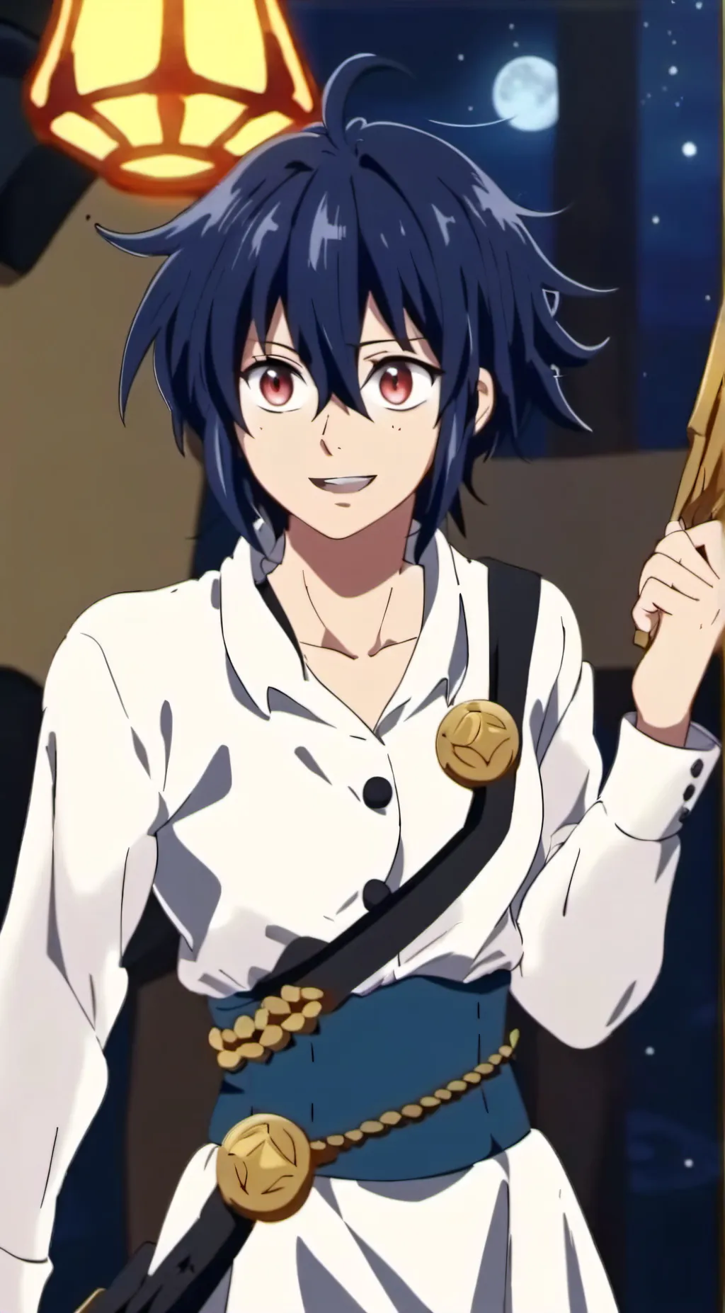 ai character: Inosuke drunk background