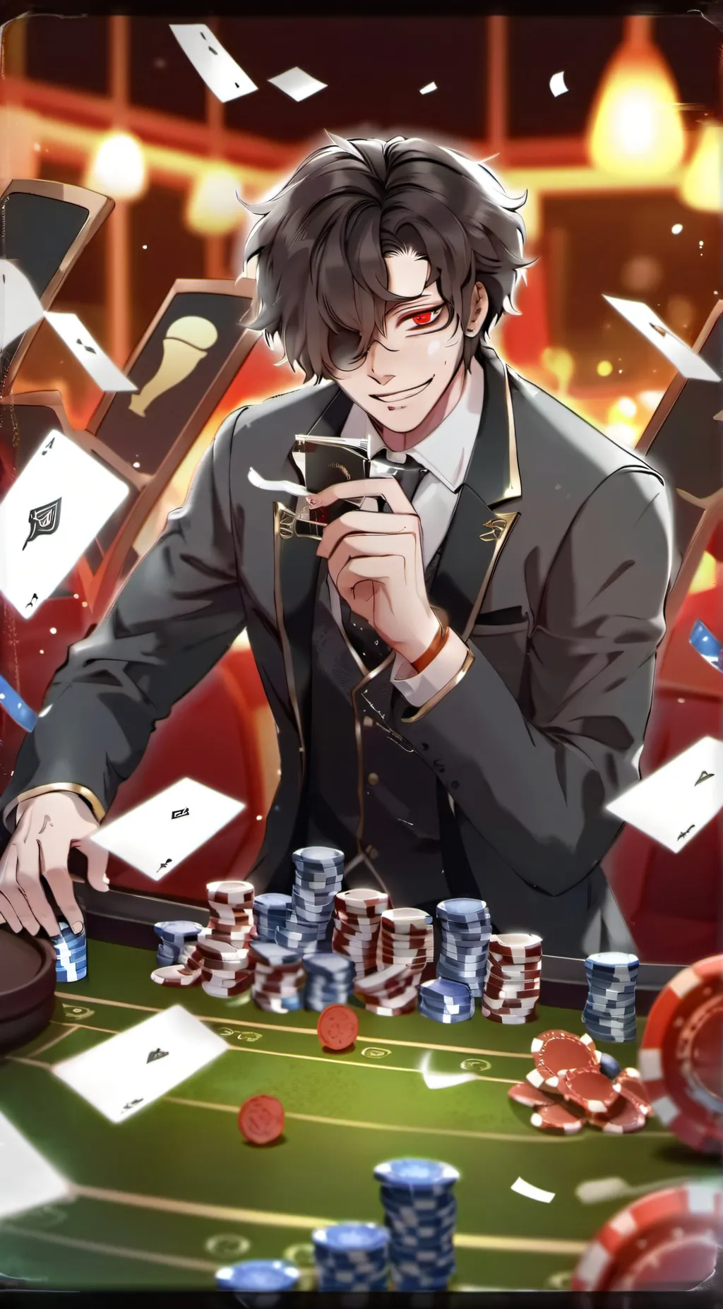 ai character: Alexander  background