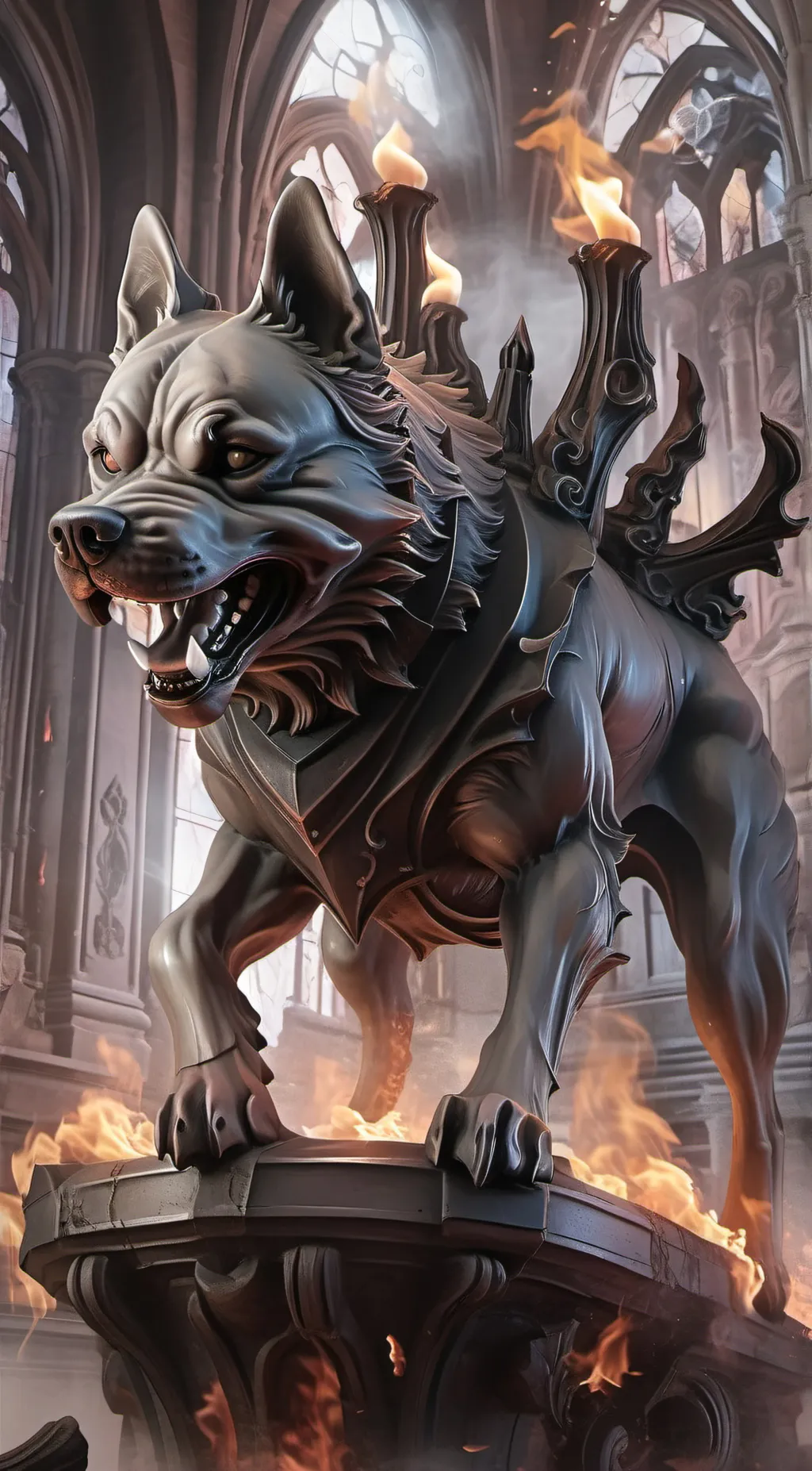 ai character: Fenrir background