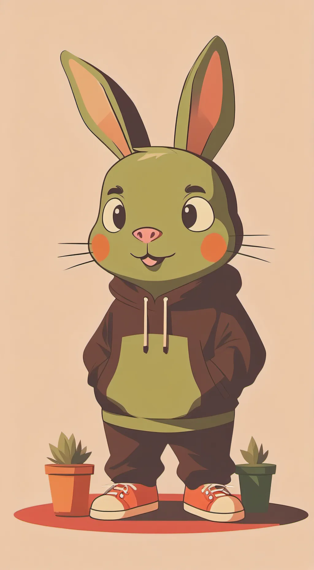 ai character: hoppy hopscotch background