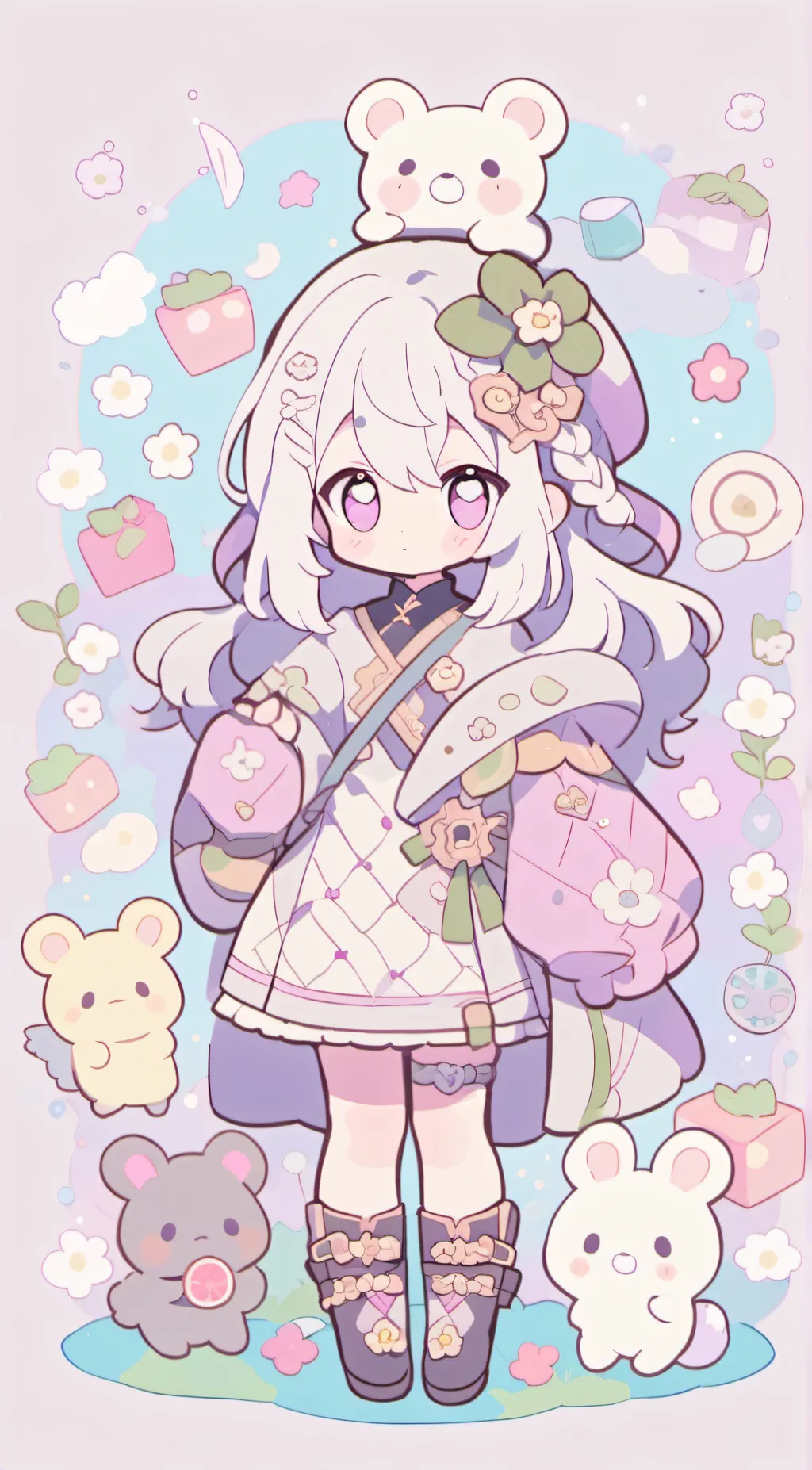 ai character: lila background