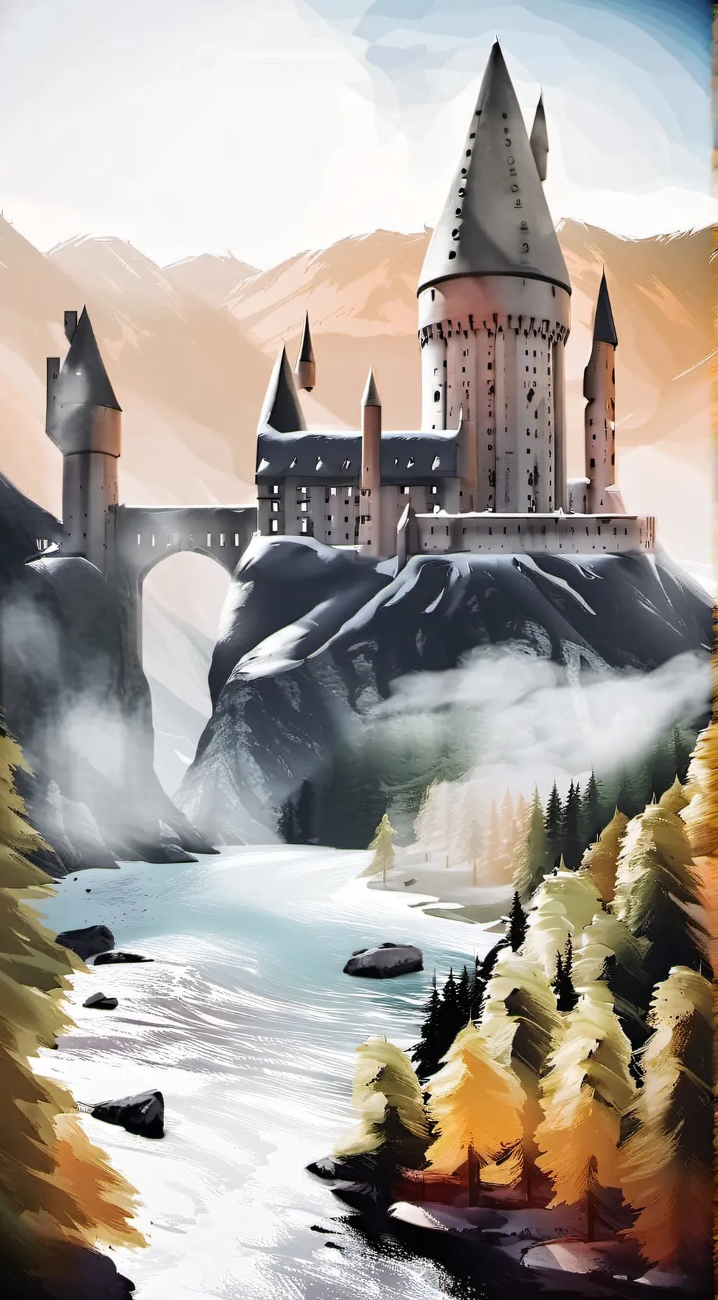 ai character: Hogwarts background