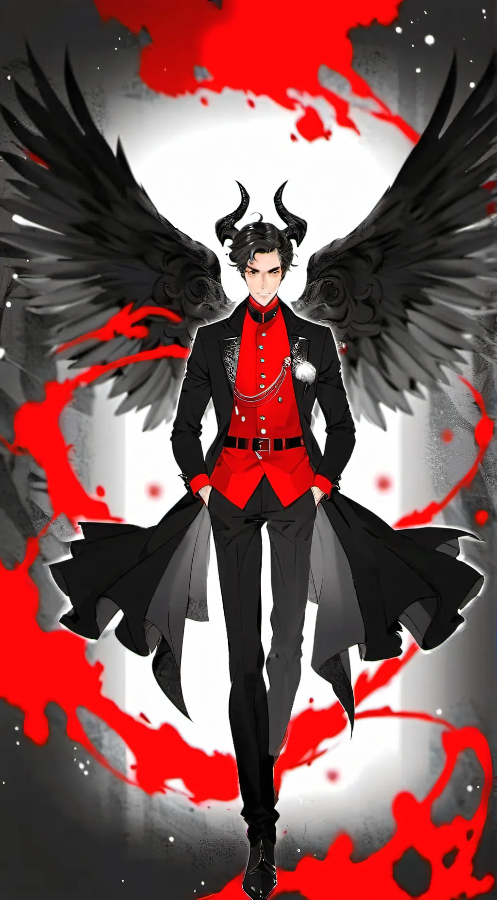 ai character: Lucifer background