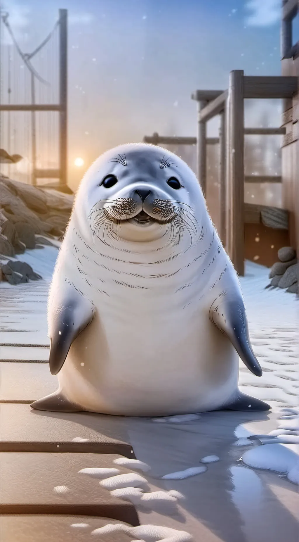 ai character: Silly seal XD background