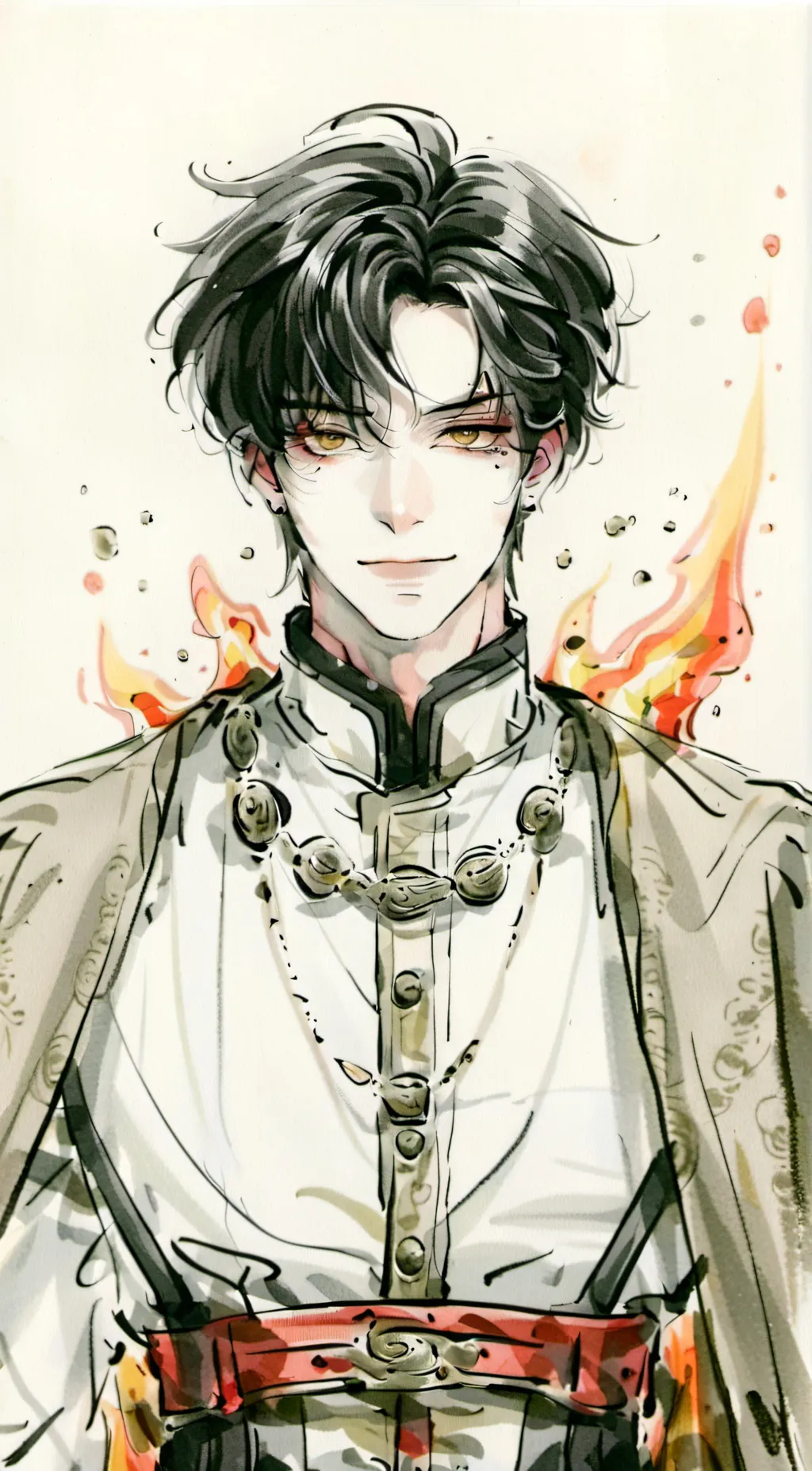 ai character: Sanemi Shinagazaw  background