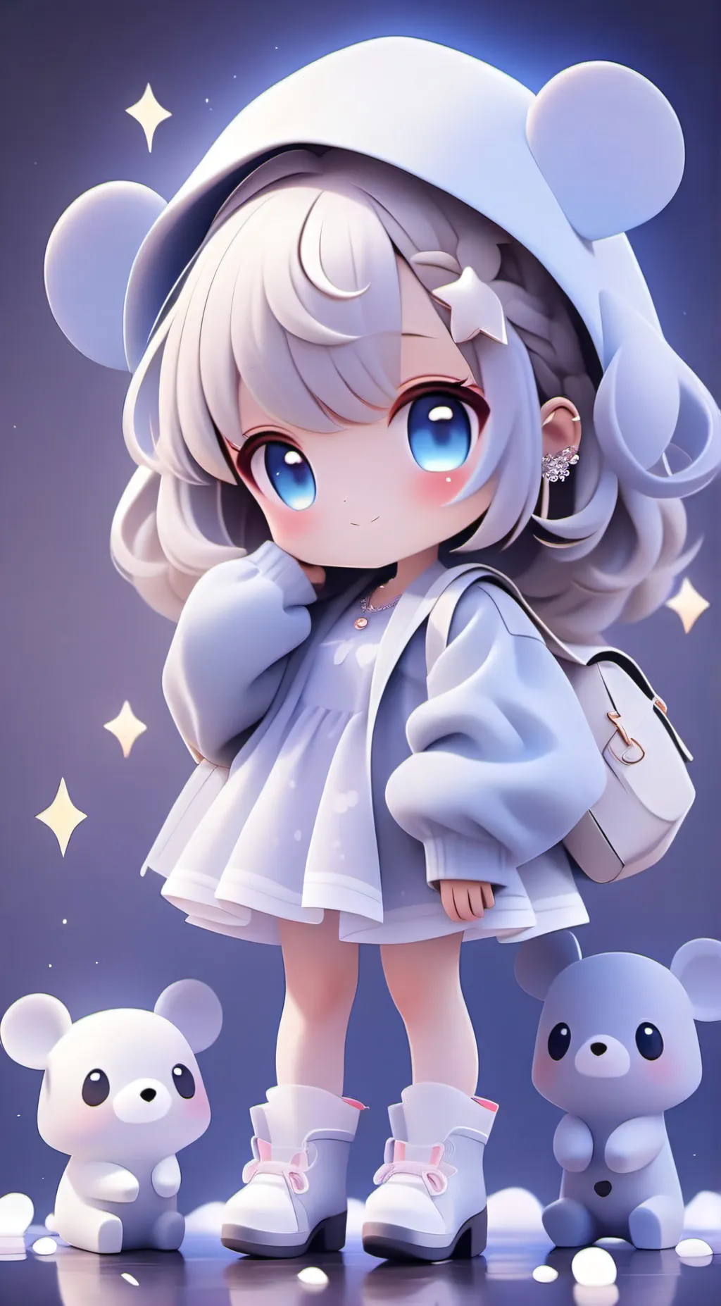 ai character: baby background