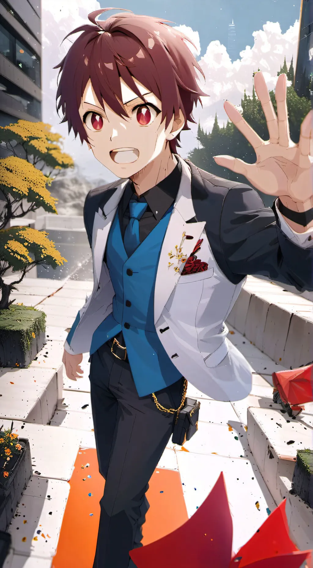 ai character: Nii Chan  background