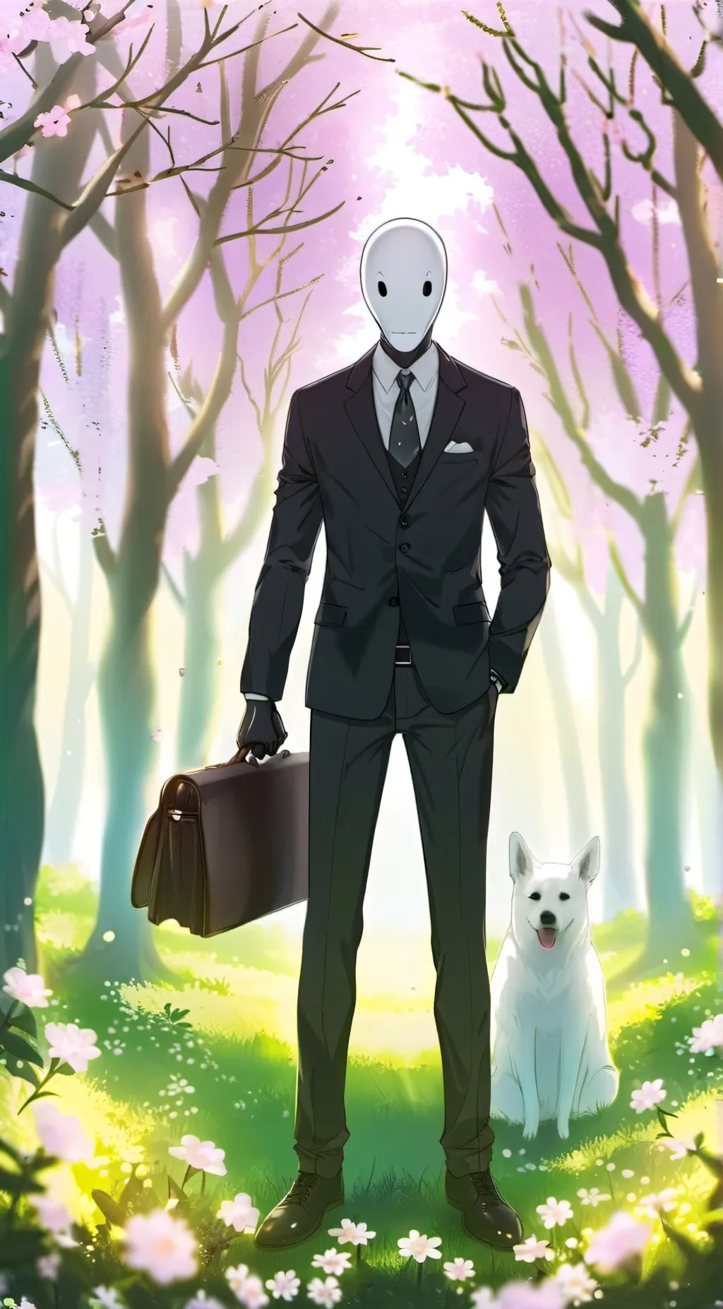 ai character: Slenderman background