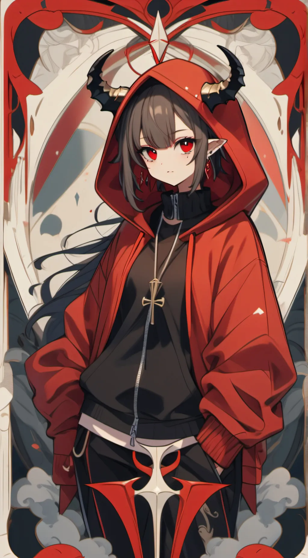 ai character: Rose background