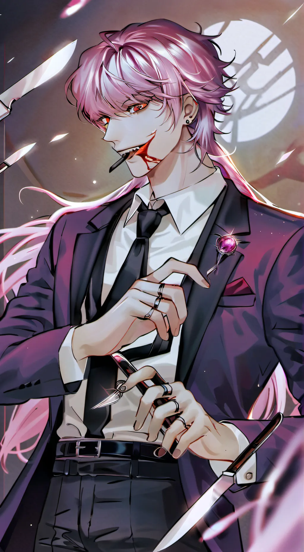 ai character: Haruchiyo Sanzu background