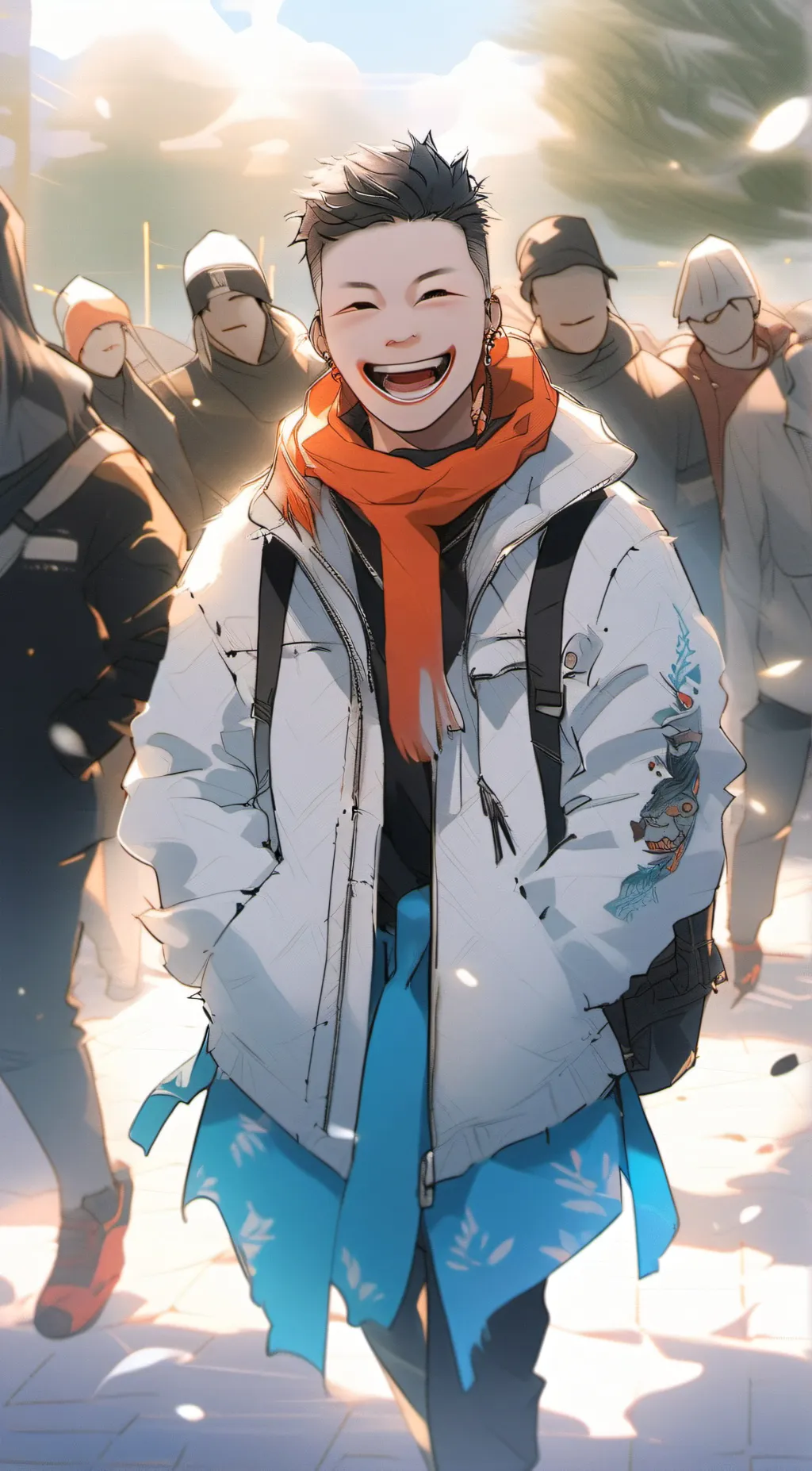 ai character: bts background