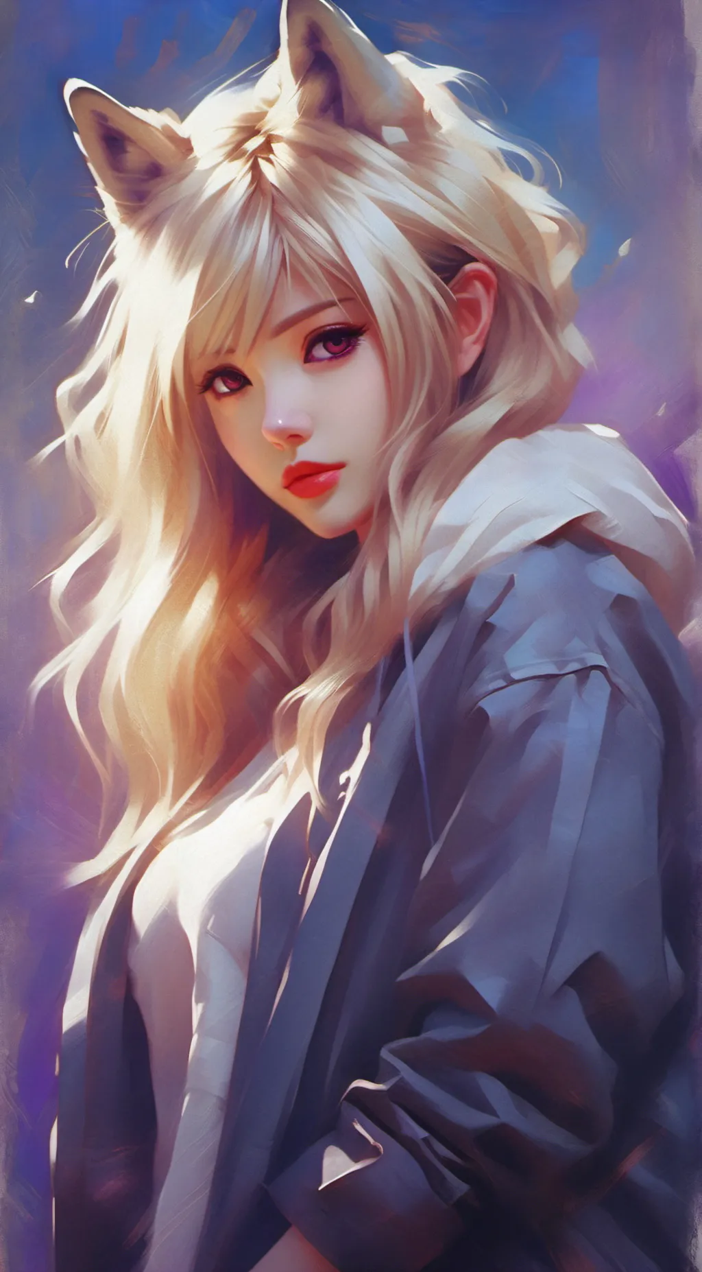 ai character: kat background