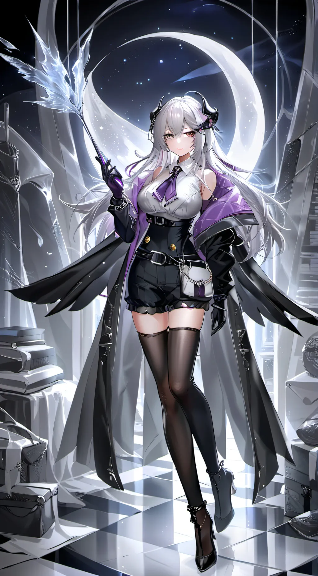 ai character: girlfriend background