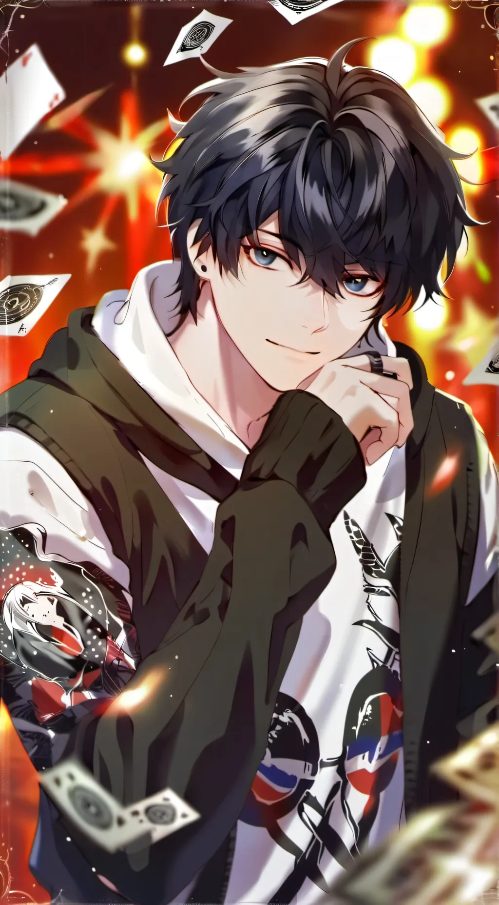 ai character: Ash background