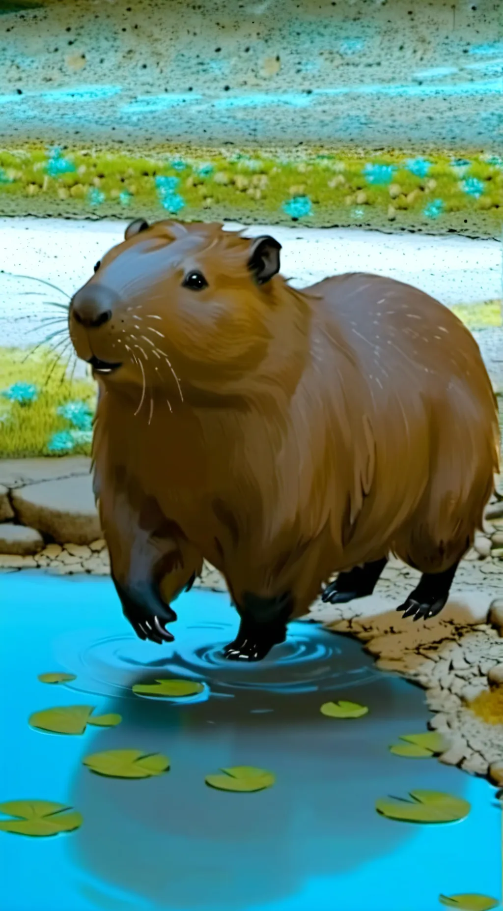 ai character: Capybara Erick background