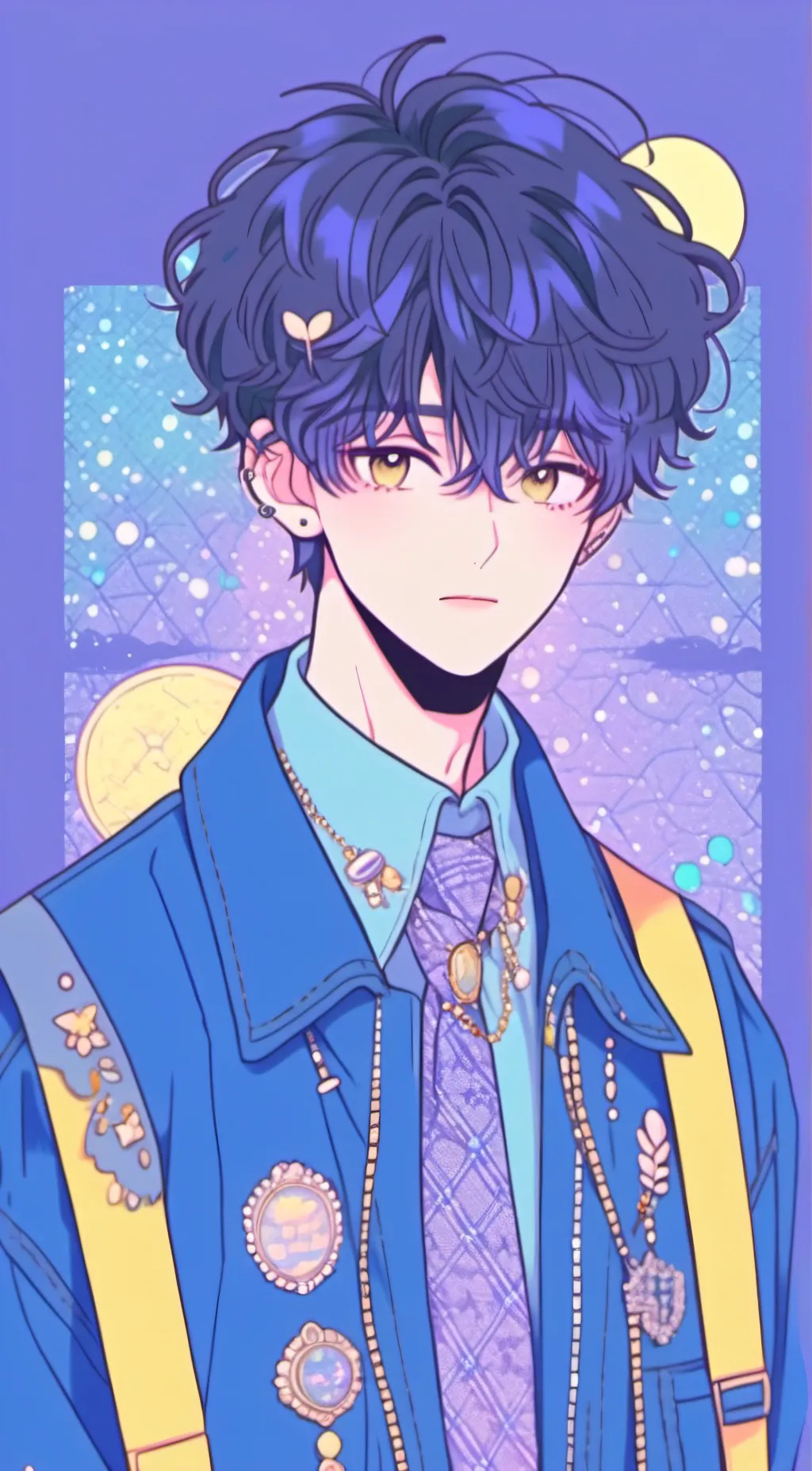 ai character: pie background