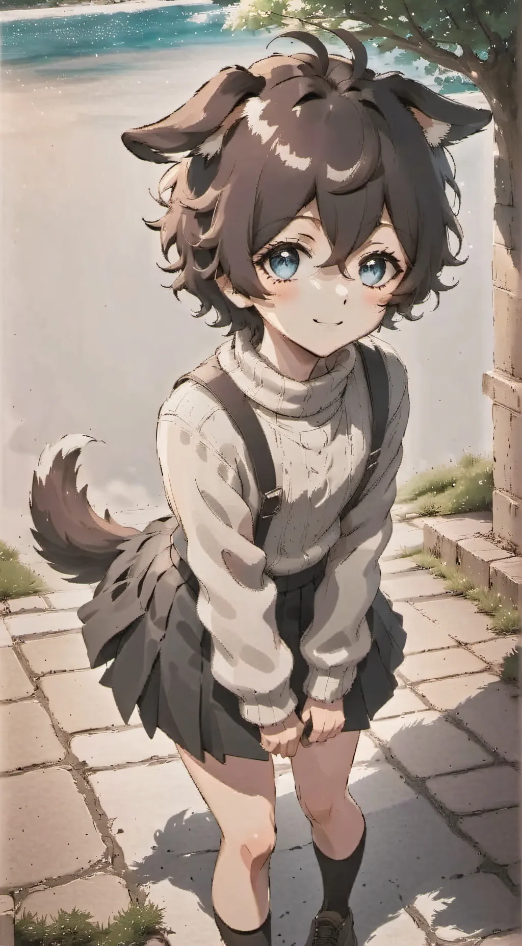 ai character: <Angel> background