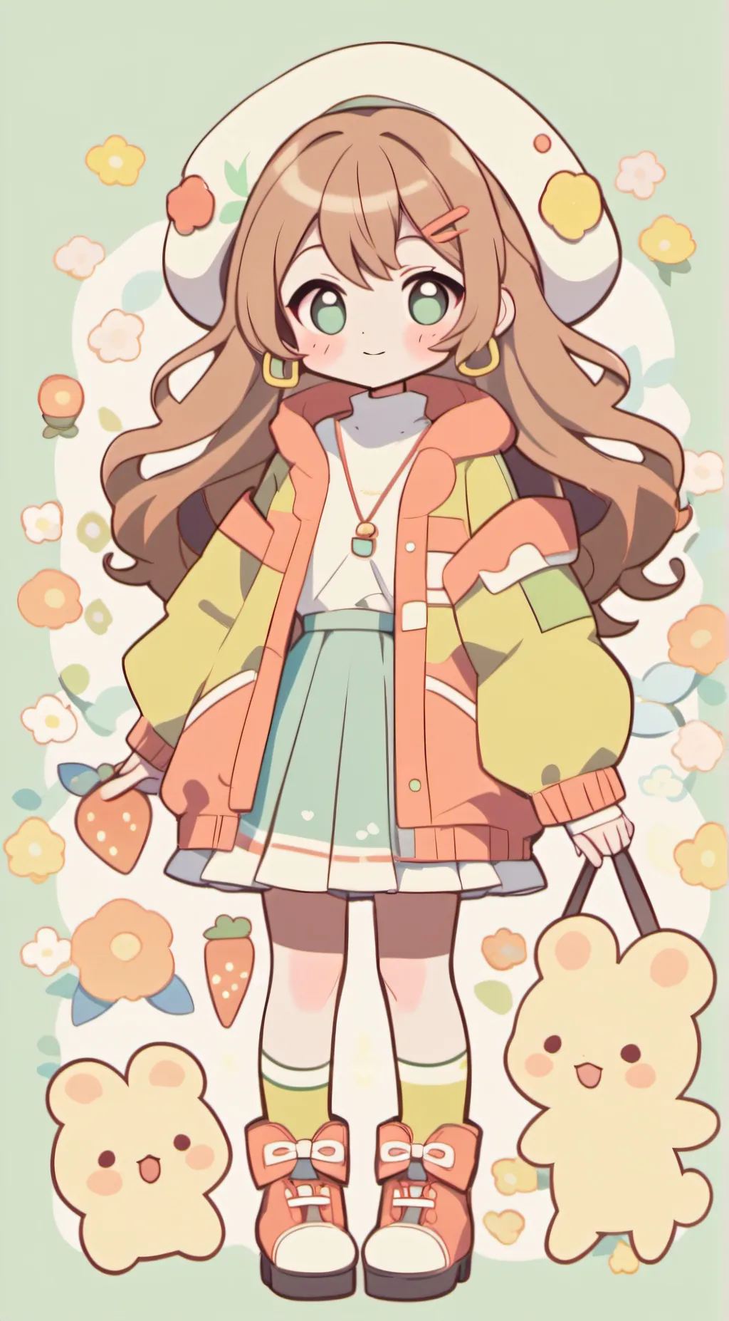 ai character: Mylie  background