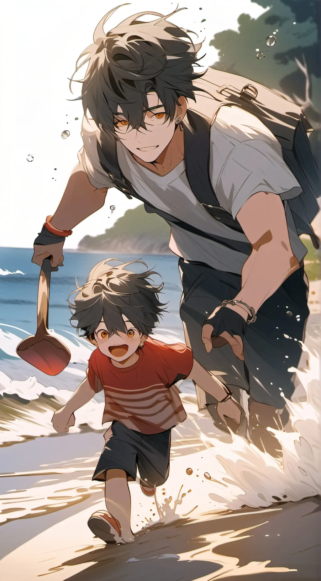 ai character: Adrien background