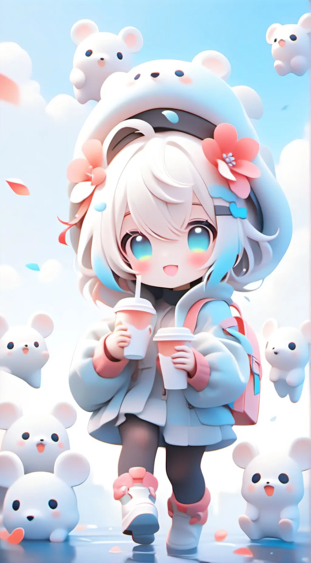 ai character: Kiara background