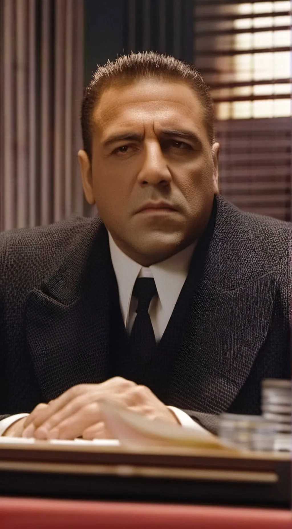 ai character: Luca Brasi background