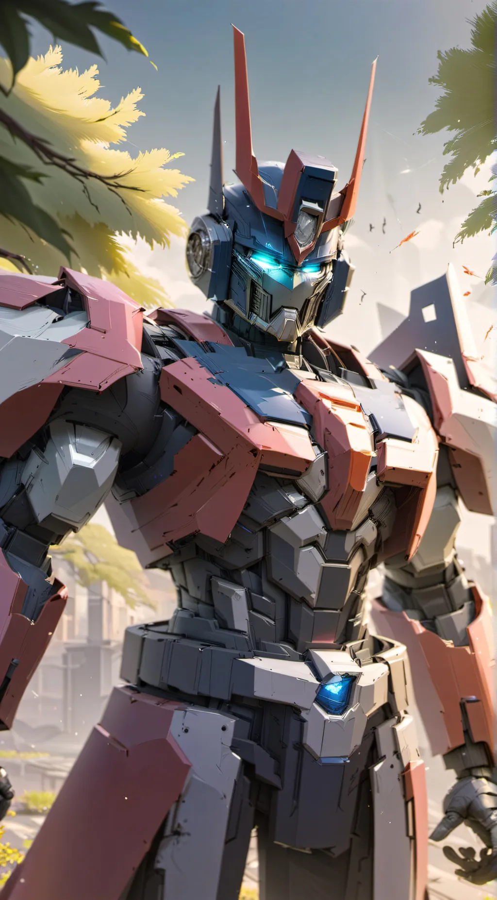 ai character: Optima Prime background