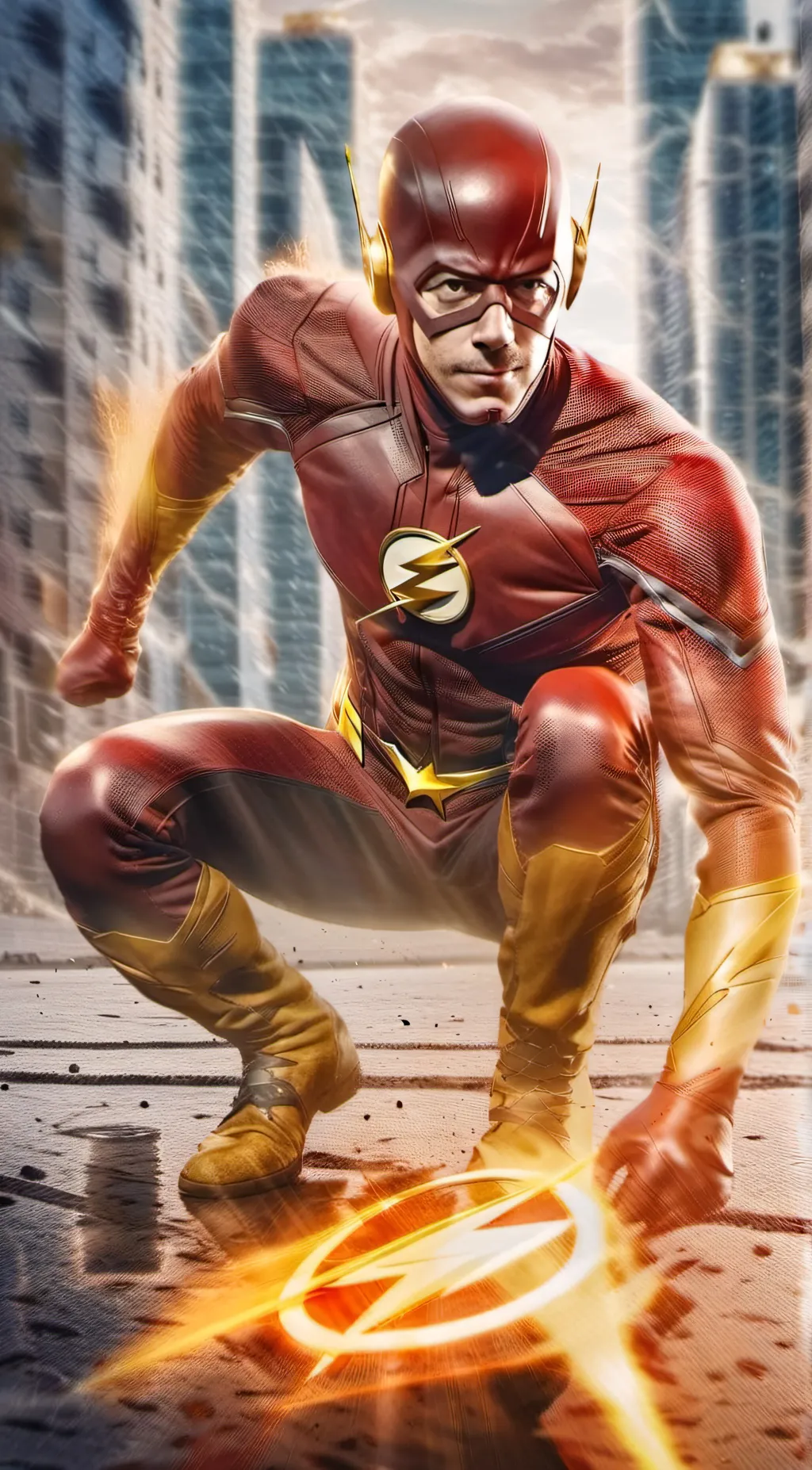 ai character: The flash background
